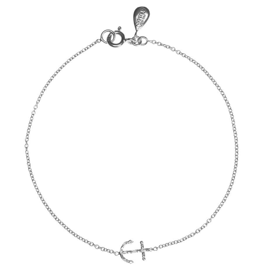 Anchors Away bracelet in silver.