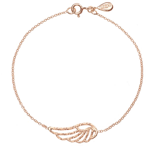 Angel Wing Bracelet - Rose Gold