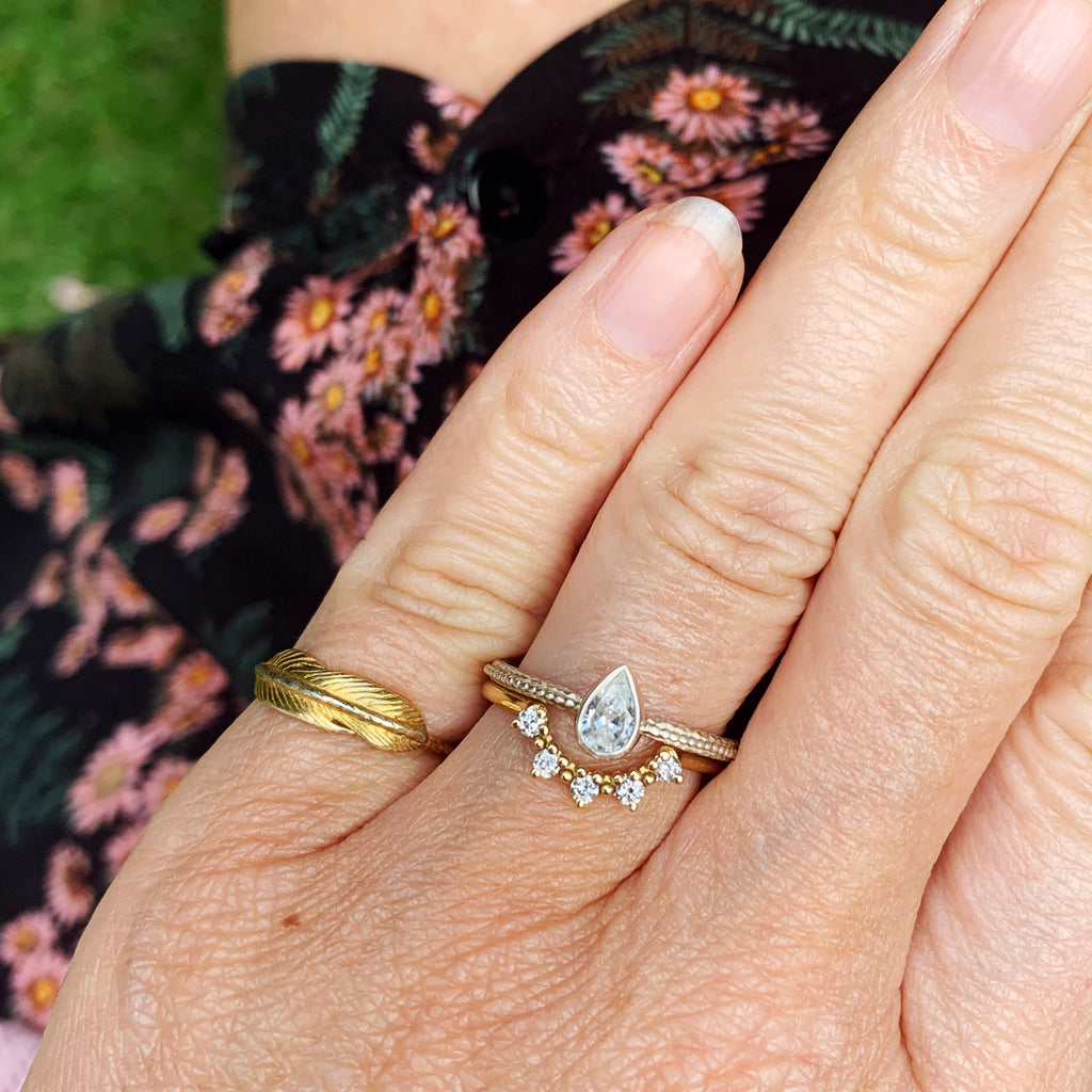 Harmony Engagement Ring - White Diamond