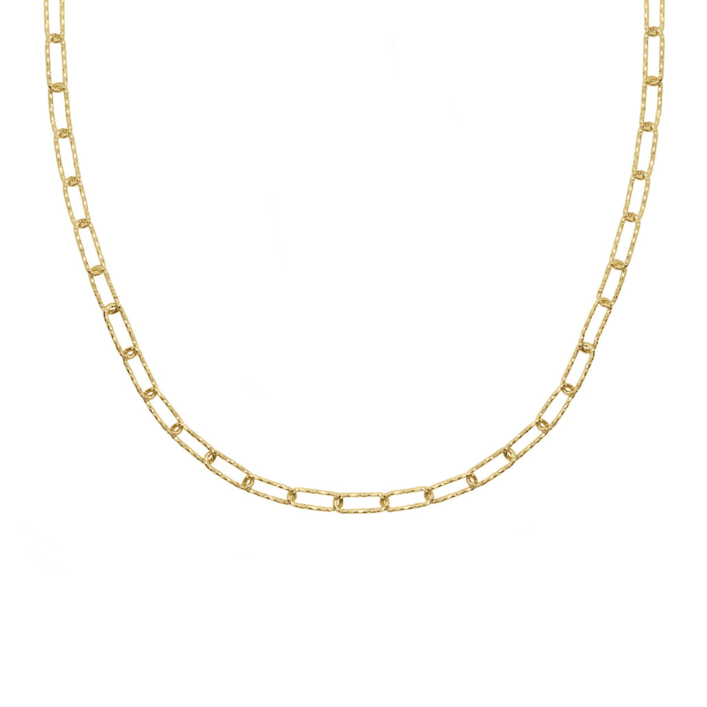 Lovers Link Chain Necklace - Gold