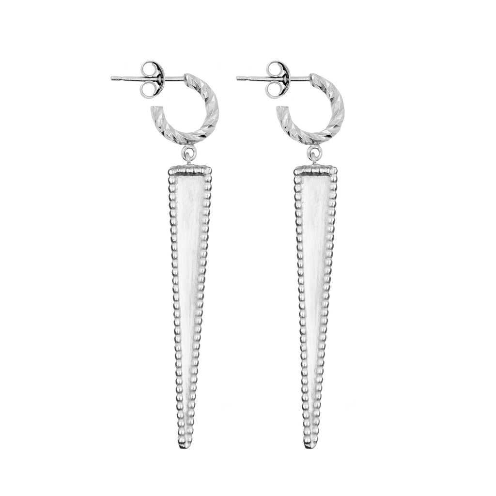 Twilight Drop Earrings - Silver