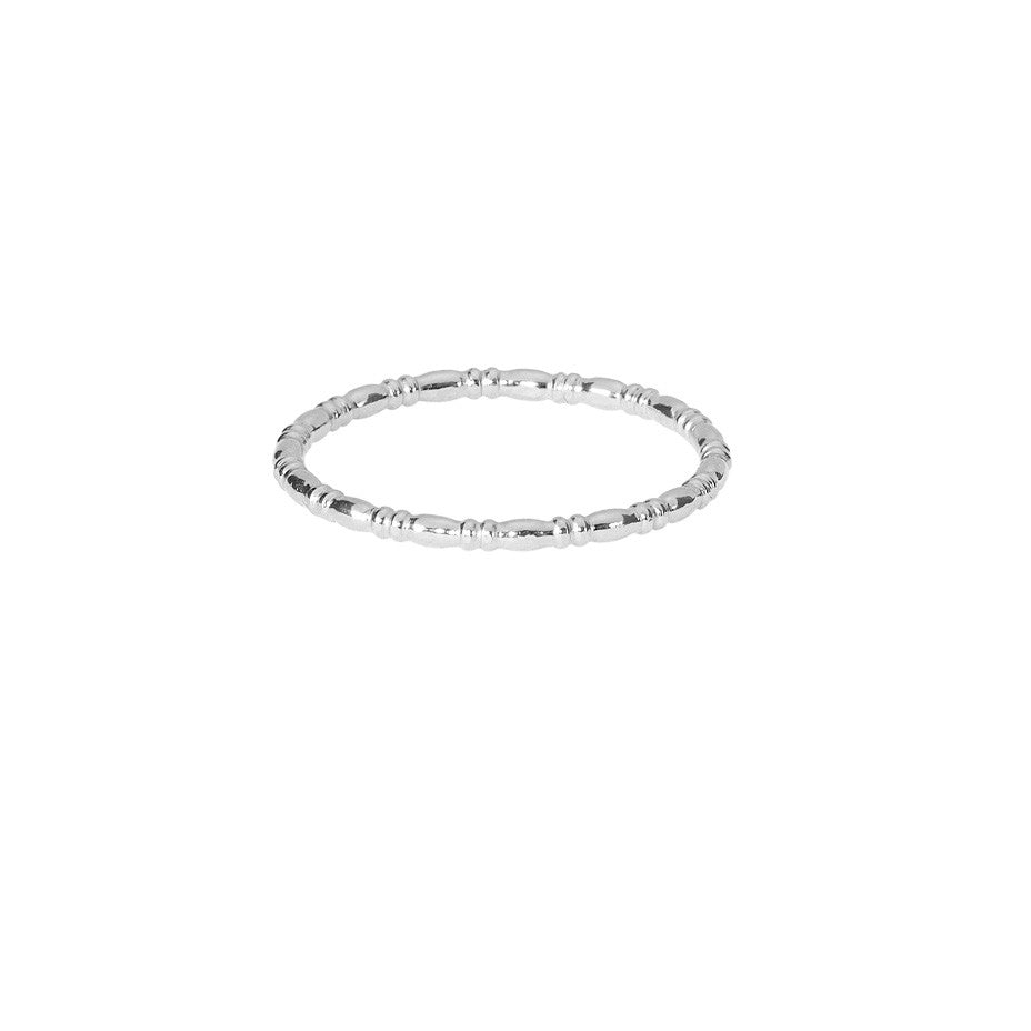 Equine Single Band ring in silver.