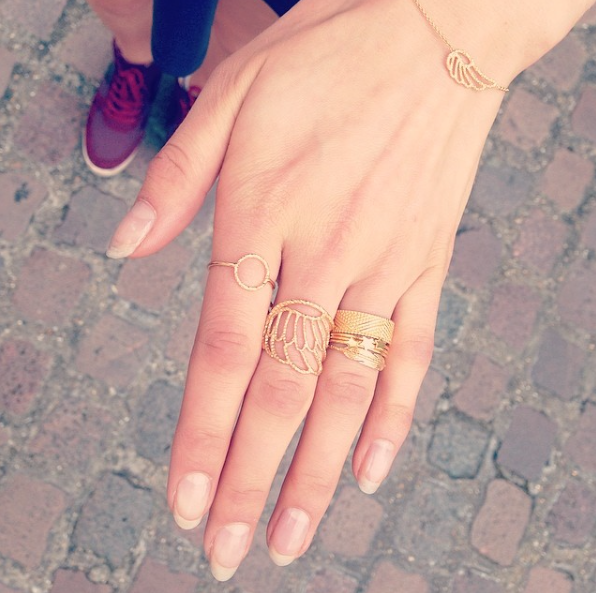 Gold wrap 2025 around rings