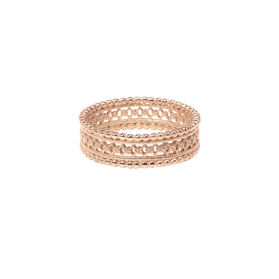 Antique Lace Ring - Rose Gold