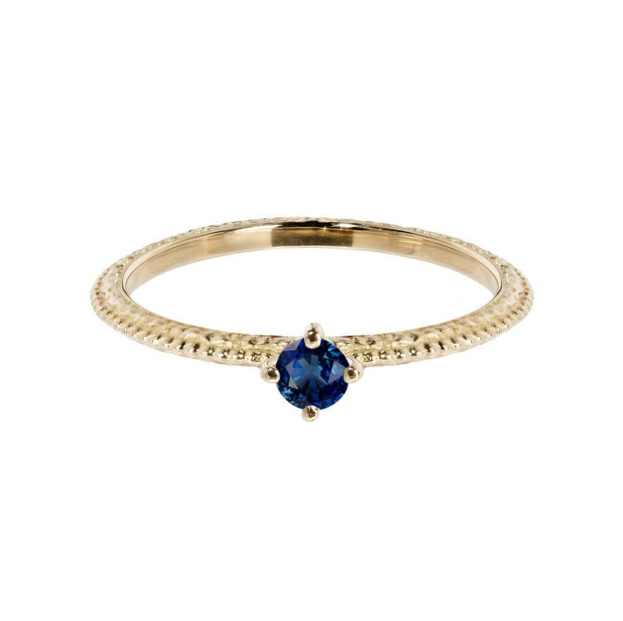 Tender Love Engagement Ring - Royal Blue Sapphire