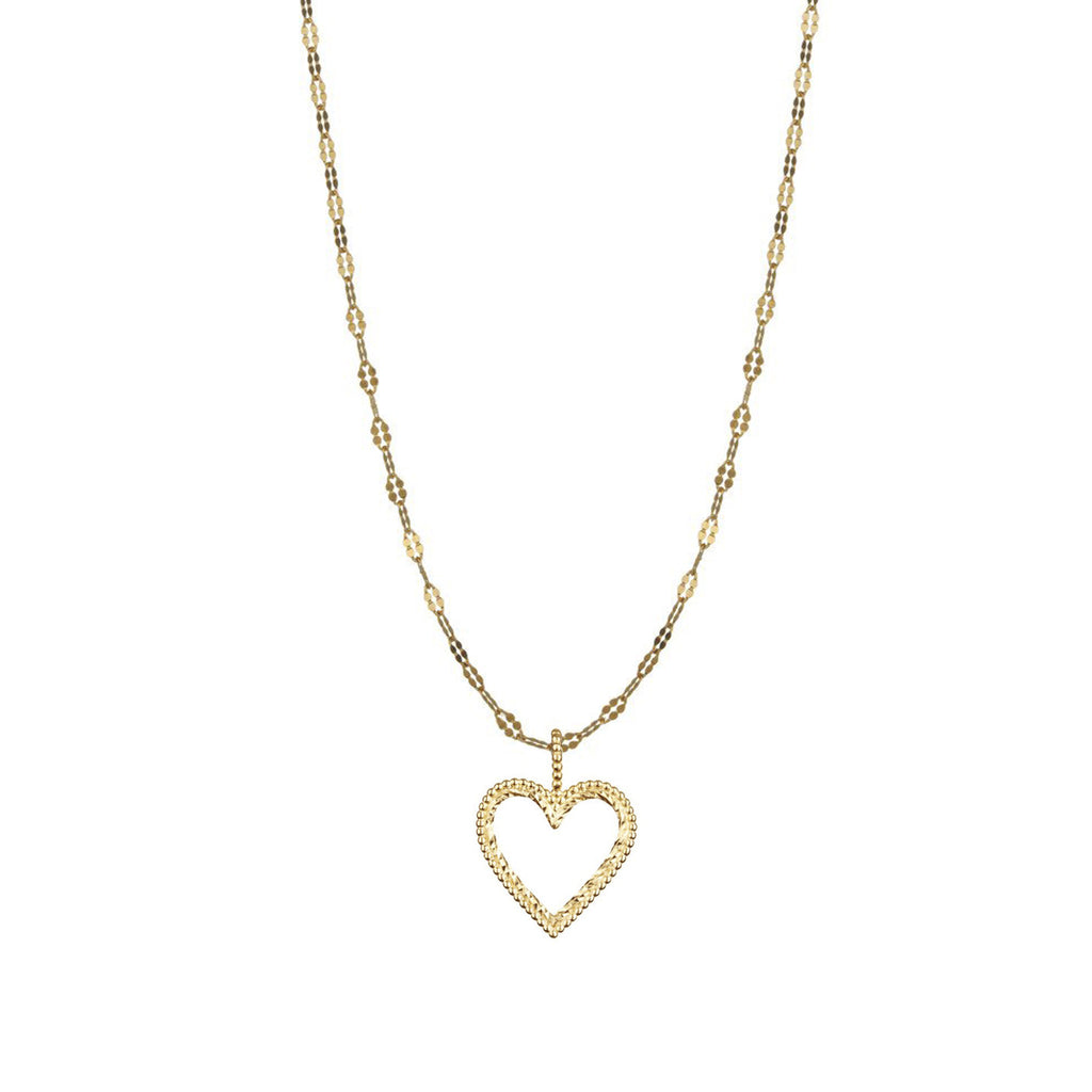 Open Your Heart Necklace - Gold