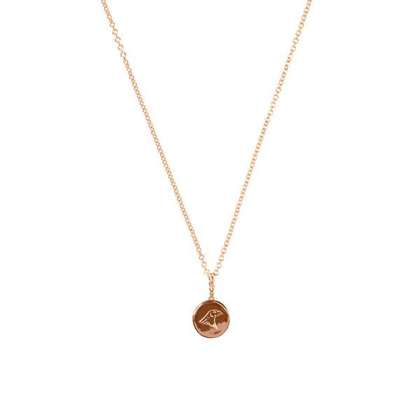 Energy And Time Lion And Eagle Reversible Necklace - Rose Gold