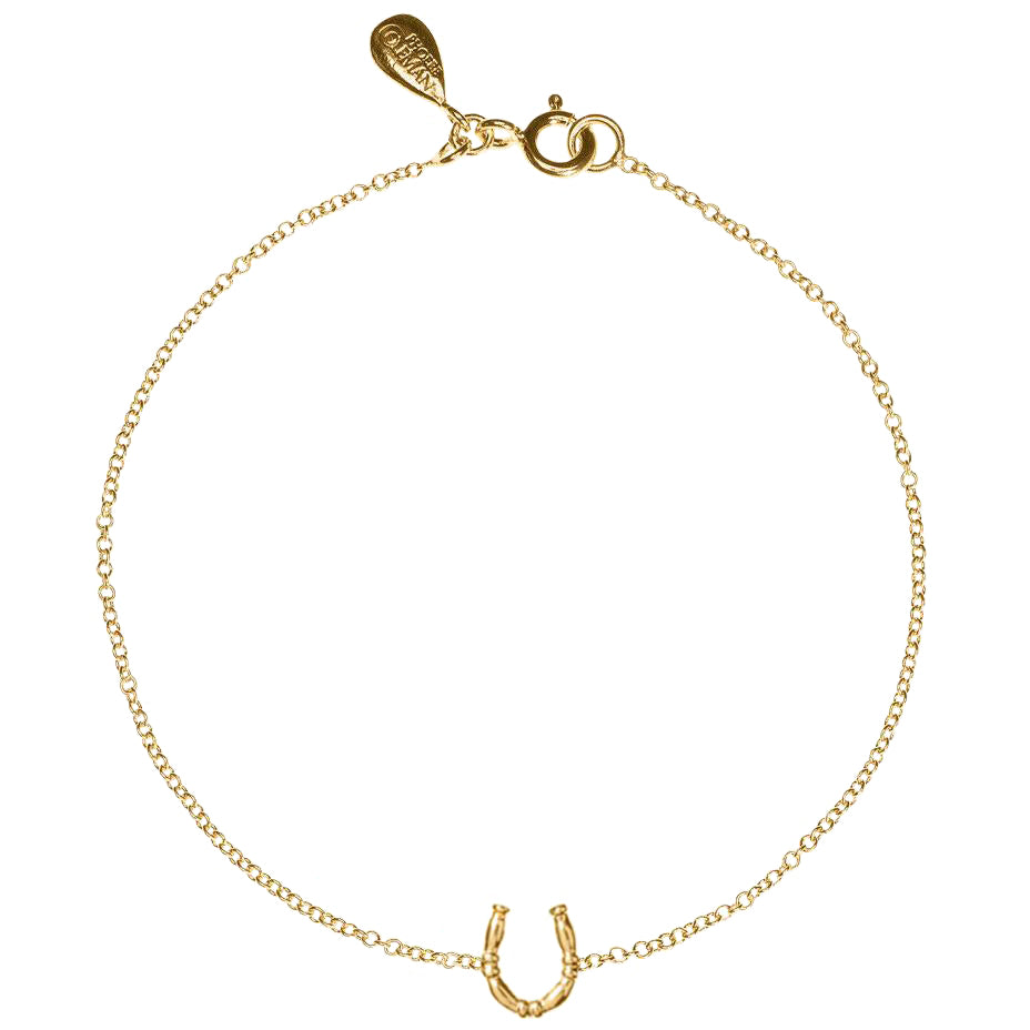 Lucky Horseshoe Bracelet - Gold