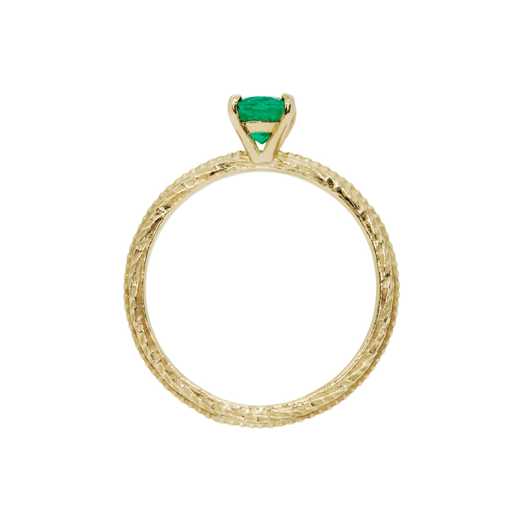 Eternal Engagement Ring - Emerald