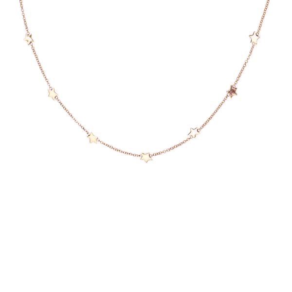 Seven Star Necklace - Rose Gold