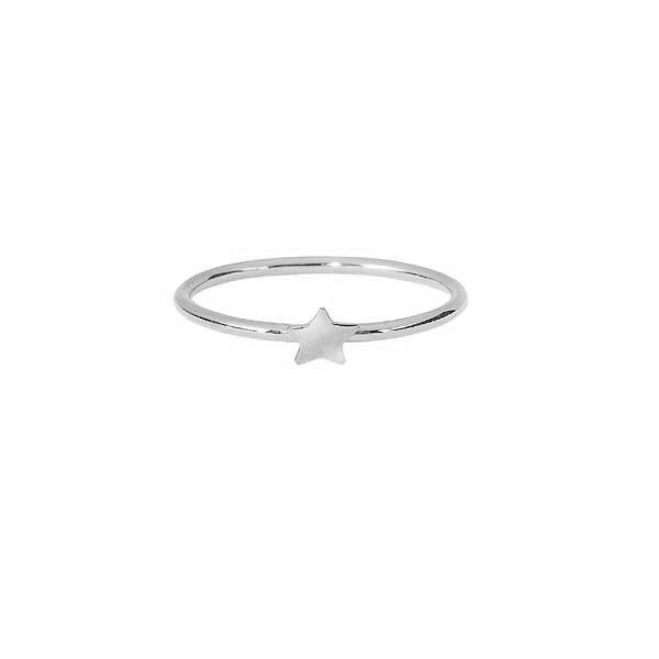 Star Stacking Ring - Silver