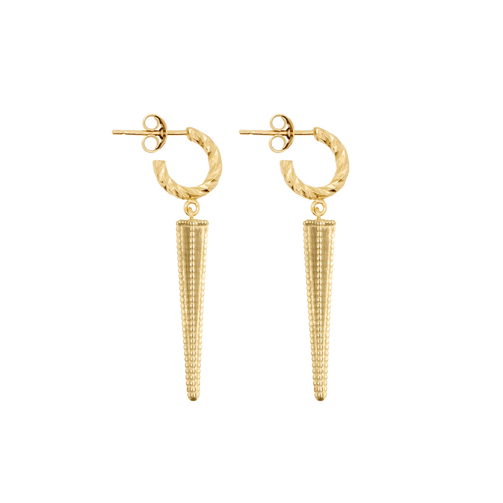Twilight Mini Drop Earrings - Gold