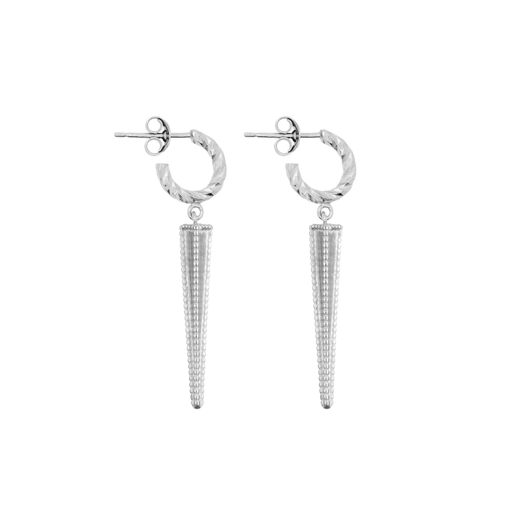 Twilight Mini Drop Earrings - Silver