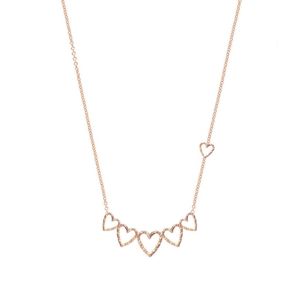 Swing You Some Love Necklace - Rose Gold